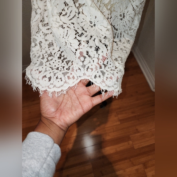 Weddingstar White Lace Robe - Picture 6 of 12